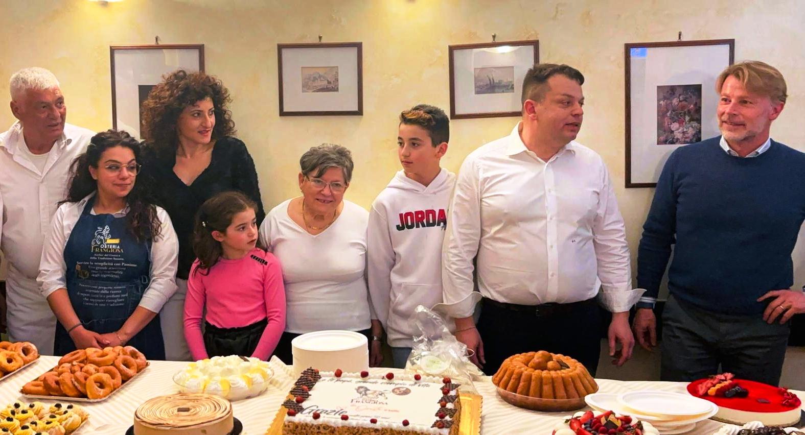 50 Anni di Storia e Tradizione: L’Antica Osteria Frangiosa Celebra un Traguardo Speciale