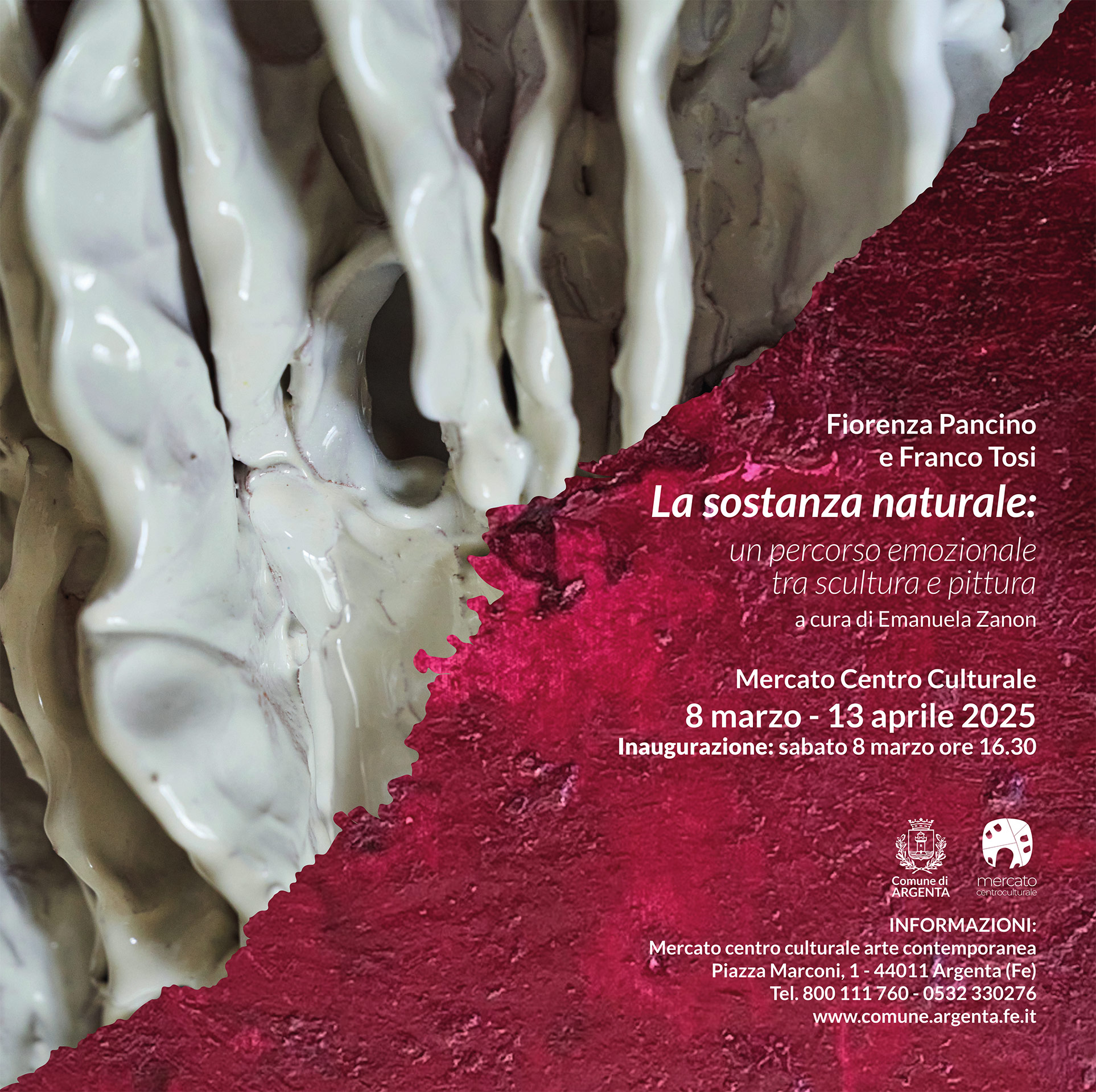La sostanza naturale: un viaggio tra scultura e pittura