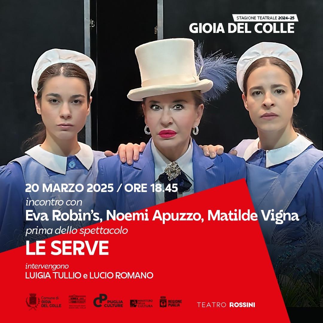 La Stagione Teatrale di Gioia del Colle porta in scena “Le Serve” di Jean Genet