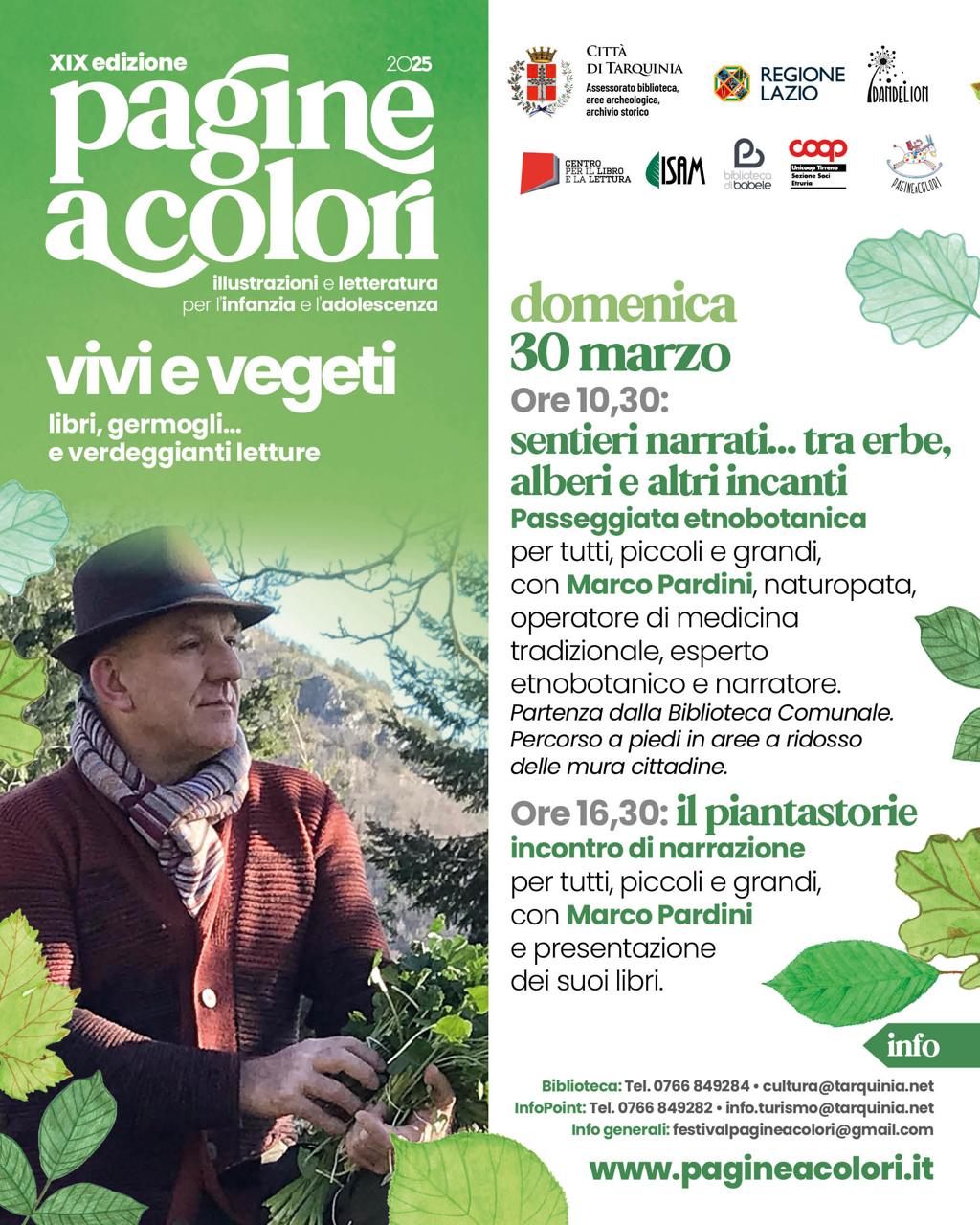 PAGINEaCOLORI porta Marco Pardini a Tarquinia per un viaggio tra natura e tradizione