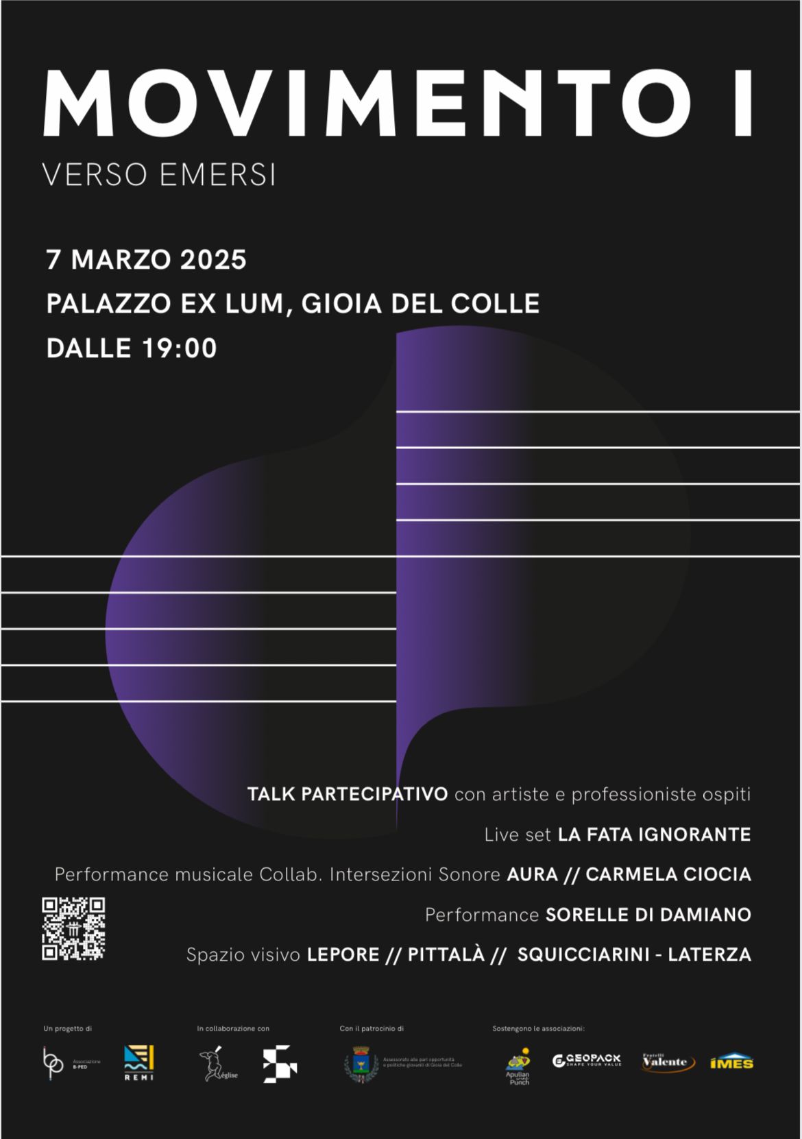 Movimento I – Verso Emersi: A Gioia del Colle un Evento per Sensibilizzare i Giovani sulle Tematiche di Genere