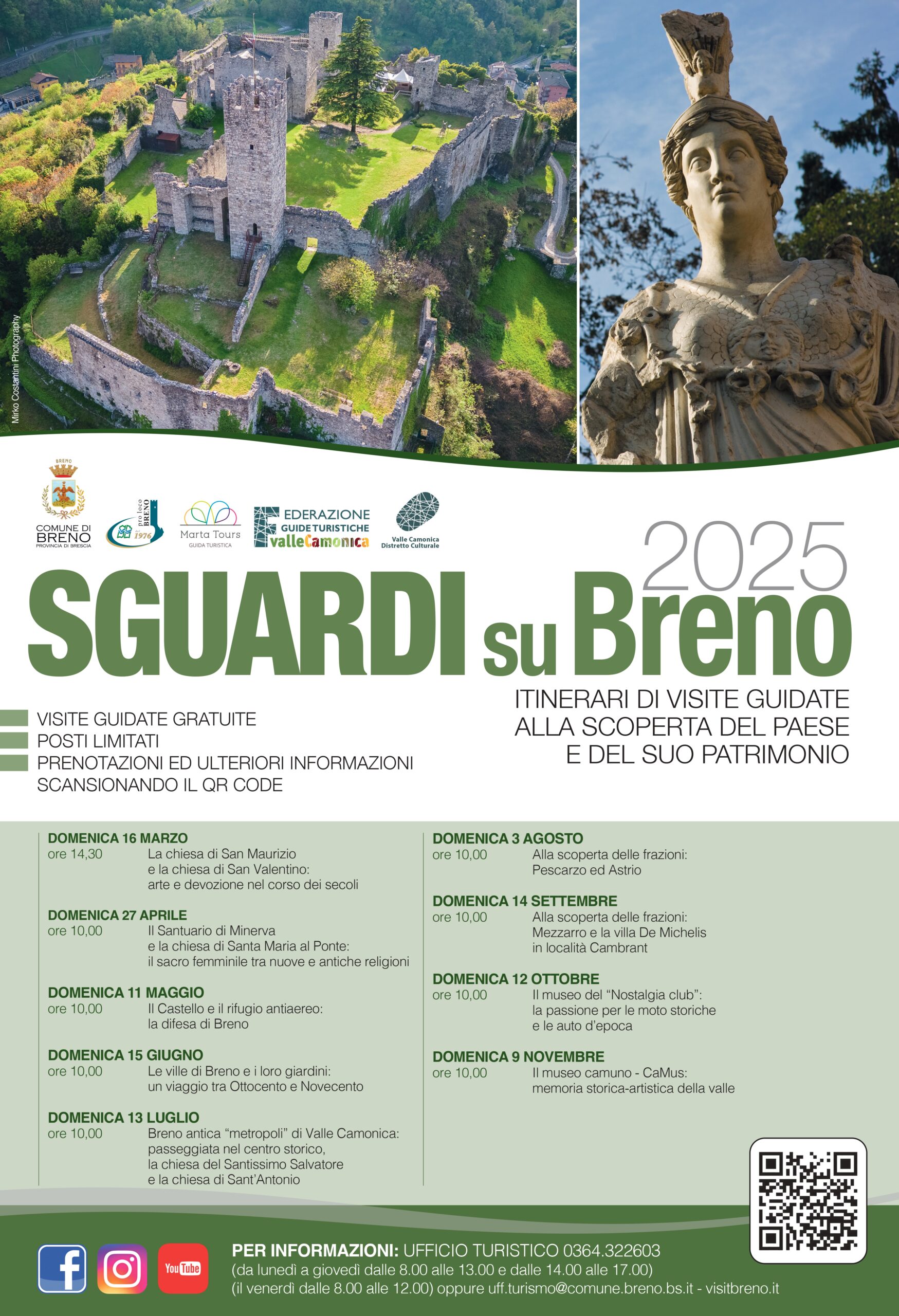 Scoprire Breno: Visite Guidate Gratuite da Marzo a Novembre