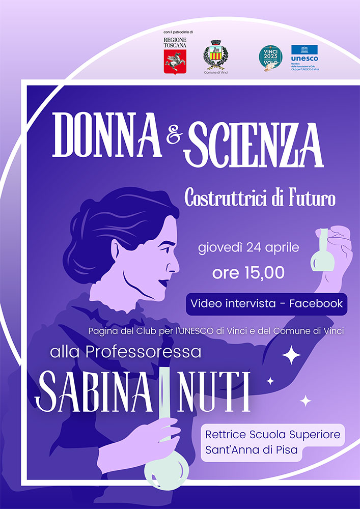 Sabina Nuti Protagonista di “Donna e Scienza 2025” a Vinci