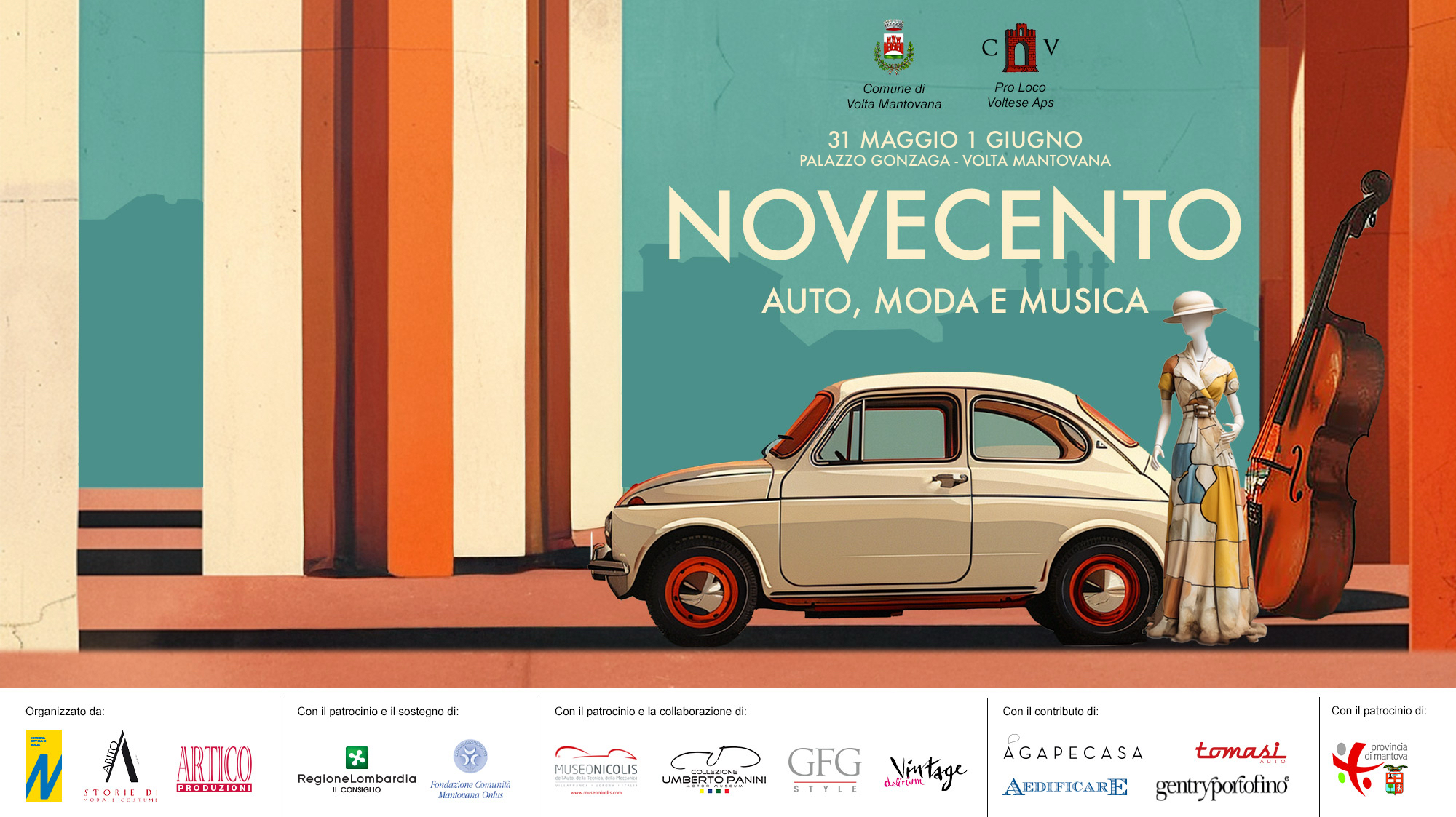 Novecento: Un Viaggio Tra Auto, Moda e Musica a Palazzo Gonzaga