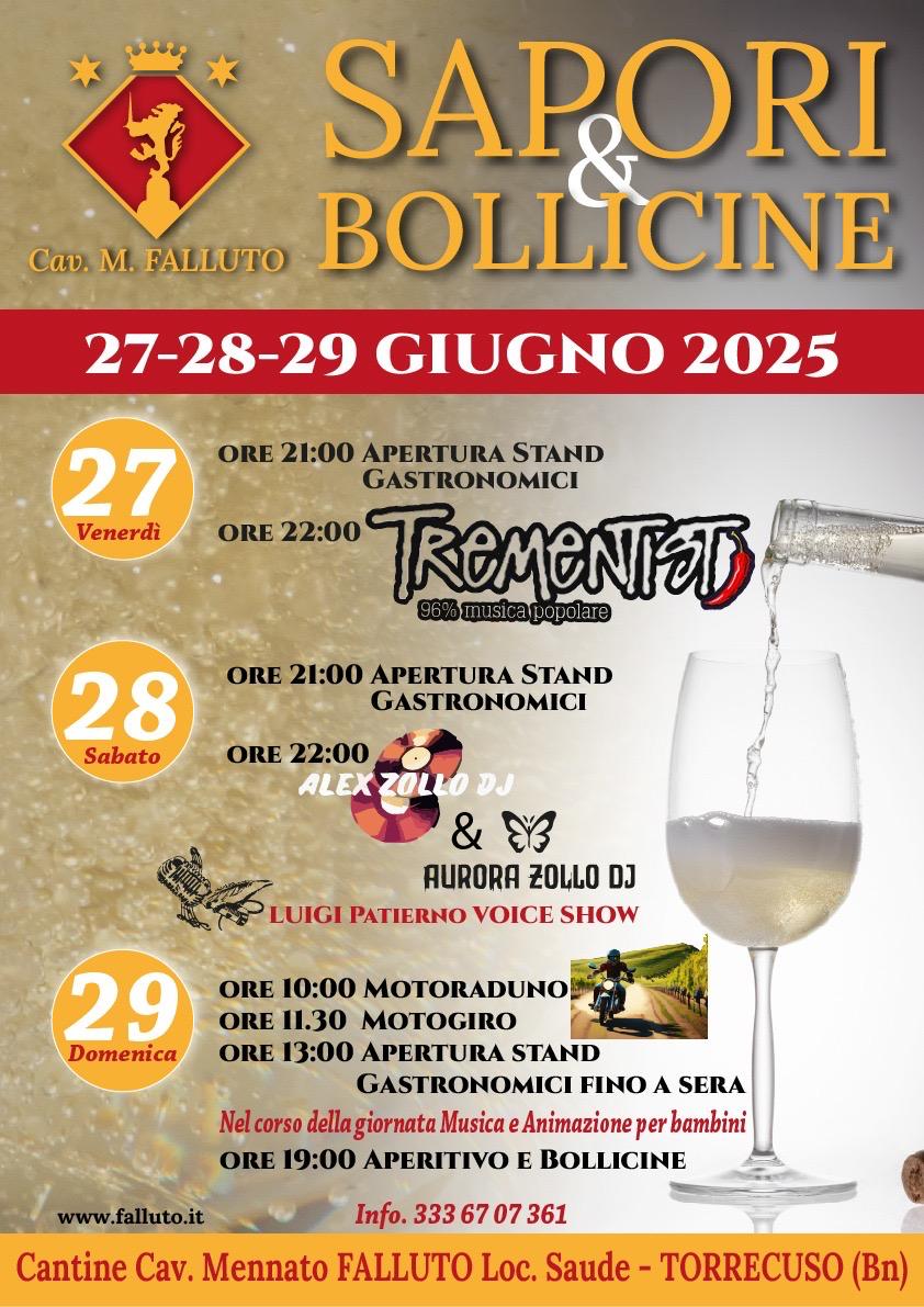 Sapori e Bollicine: A Torrecuso Tre Giorni Di Gusto, Musica e Divertimento in Vigna