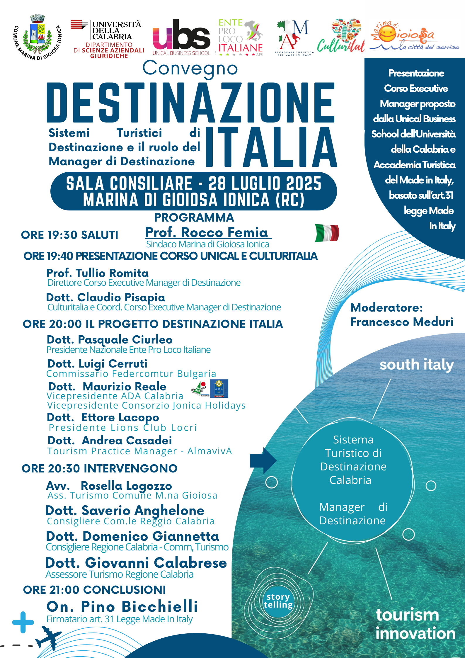 Marina di Gioiosa al Centro del Turismo del Futuro: Il Convegno “Destinazione Italia” tra Innovazione e Territorio
