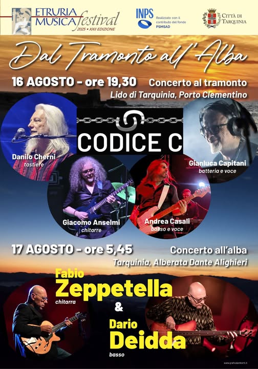 Tarquinia in Musica: Due Concerti Gratuiti tra Mare e Alba