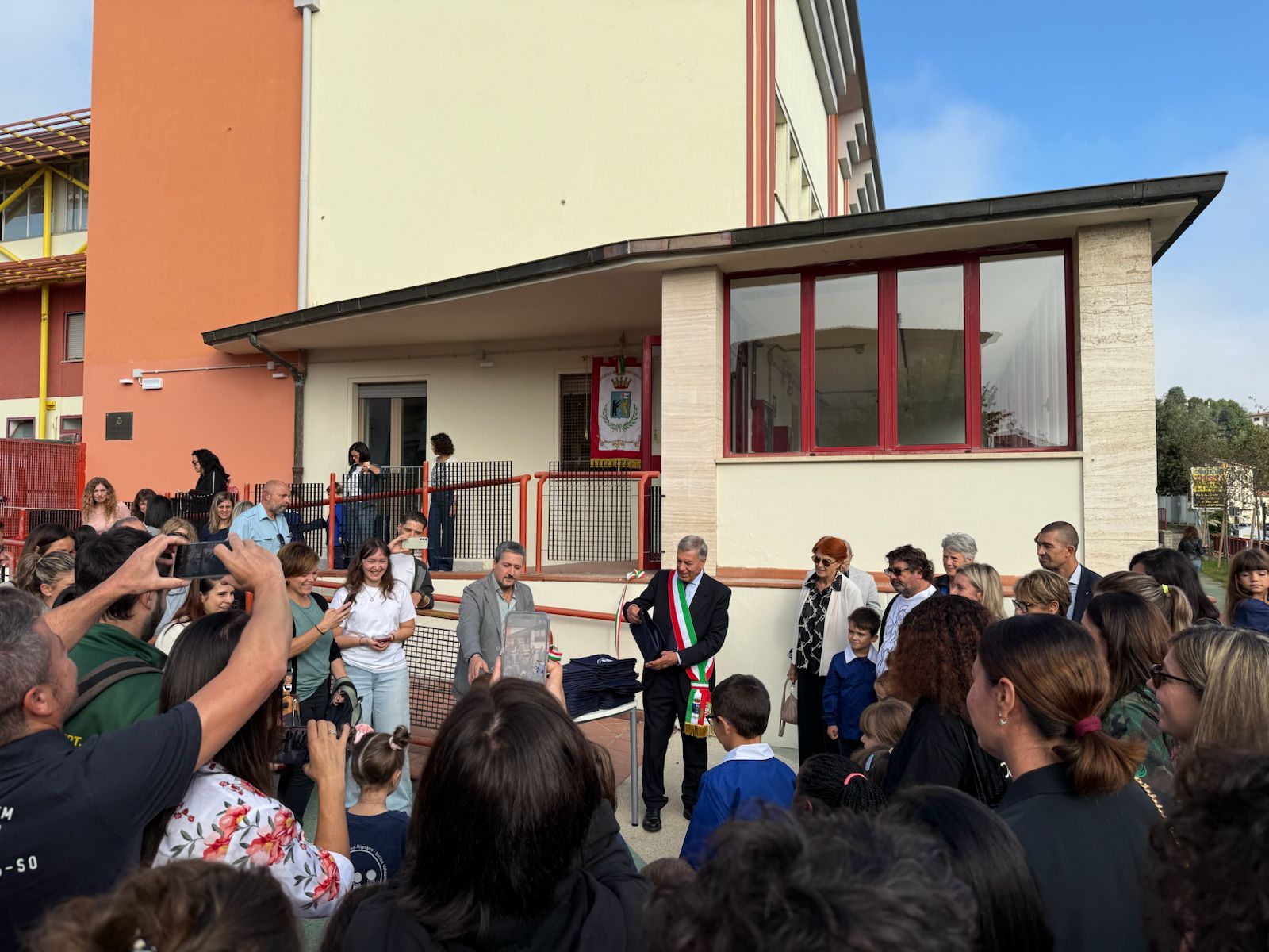 Incisa, conclusa la prima fase dei lavori alla scuola Petrarca