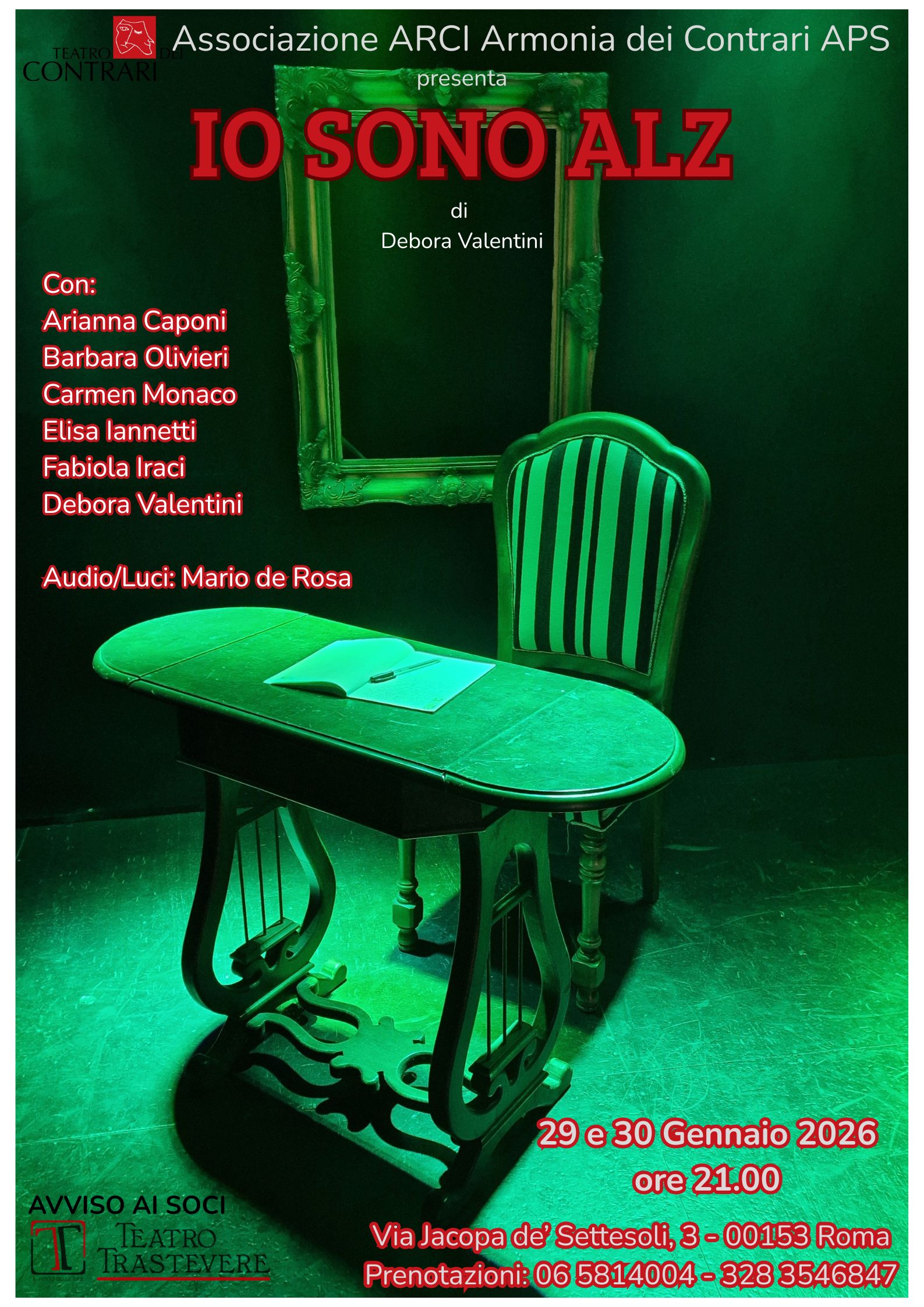 Doppio Appuntamento Teatrale Al Teatro Trastevere Con Le Opere Di Debora Valentini